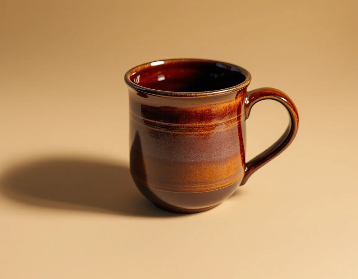 The same mug on a clean seamless sweep with precise lighting